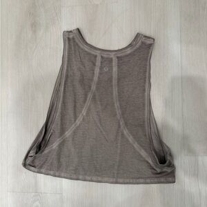lululemon athletica Taupe Tank Top